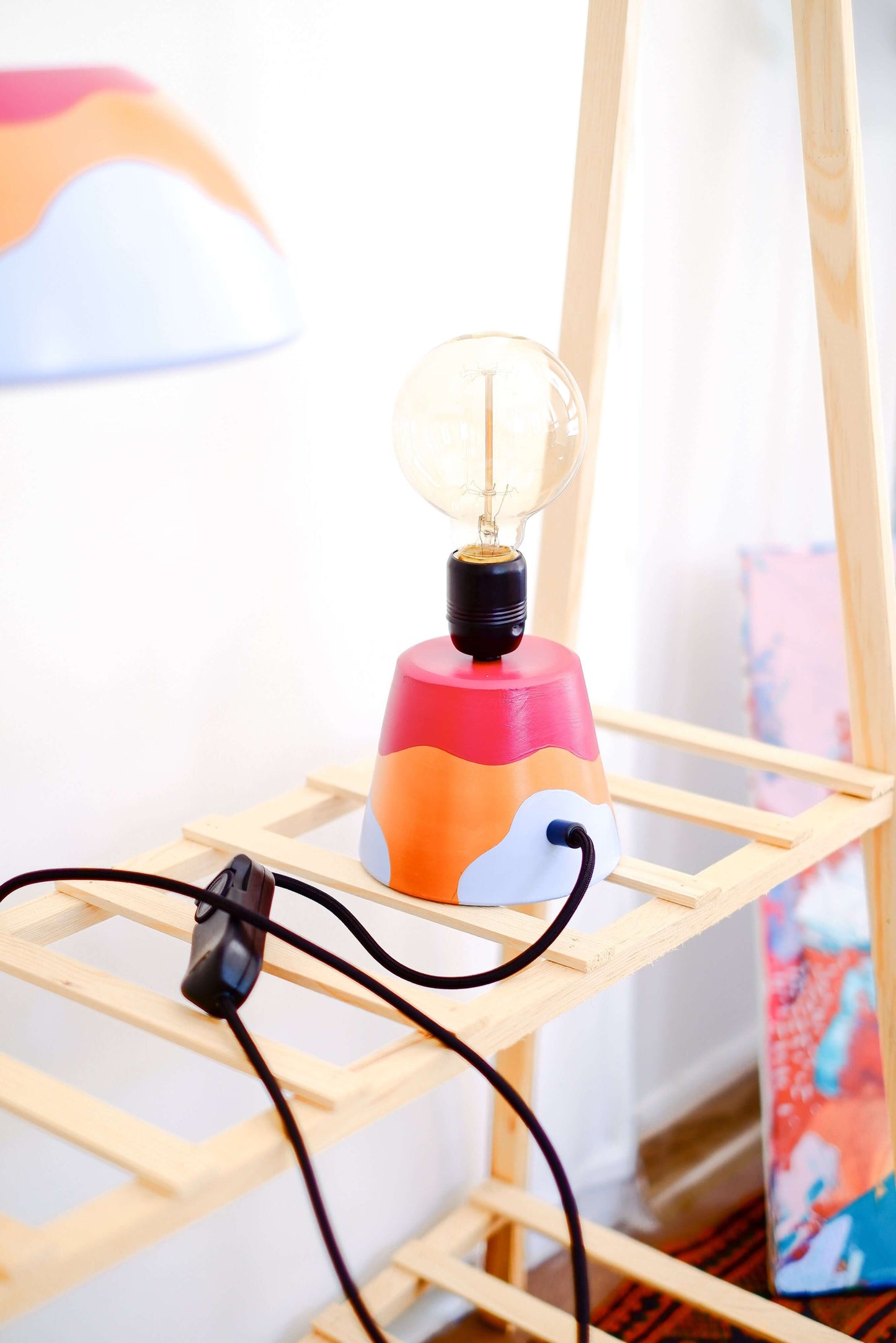 Teikhos - Terracotta Dim Edilebilir Vişne Masa Lambası