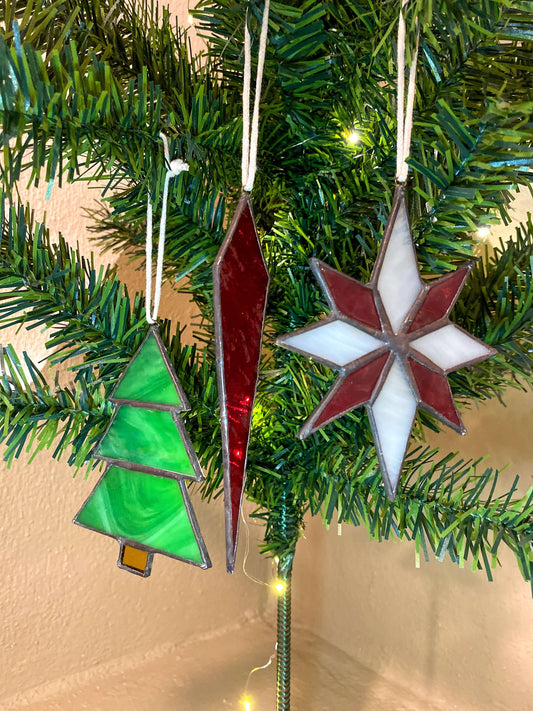 Vitray - Yılbaşı Ağacı Süs Paketi