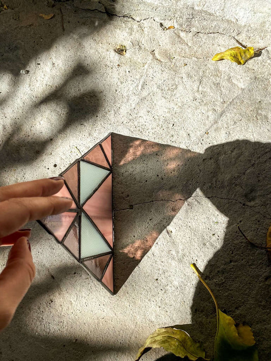 Mor Yansıma - Vitray Duvar Paneli