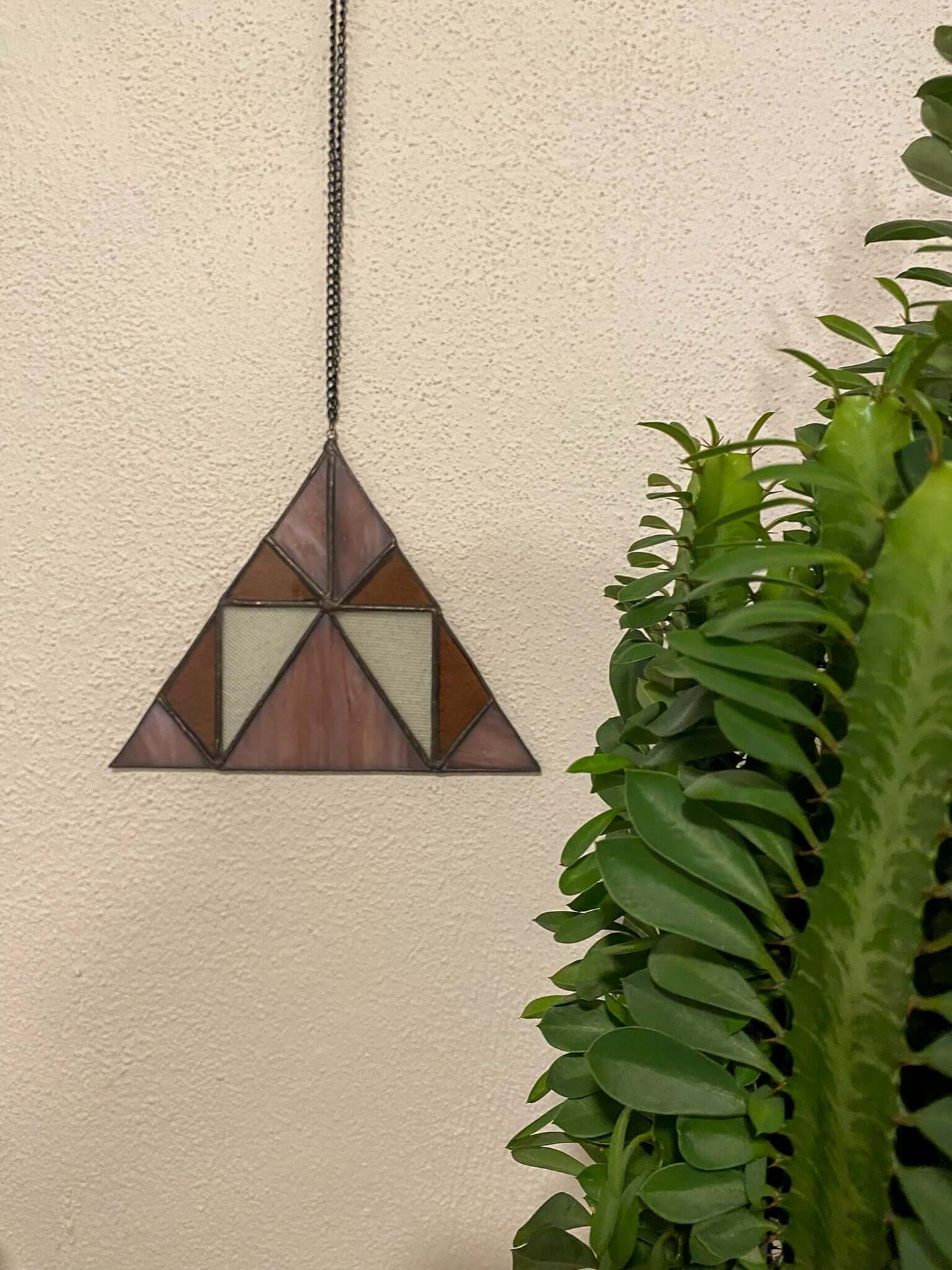 Mor Yansıma - Vitray Duvar Paneli