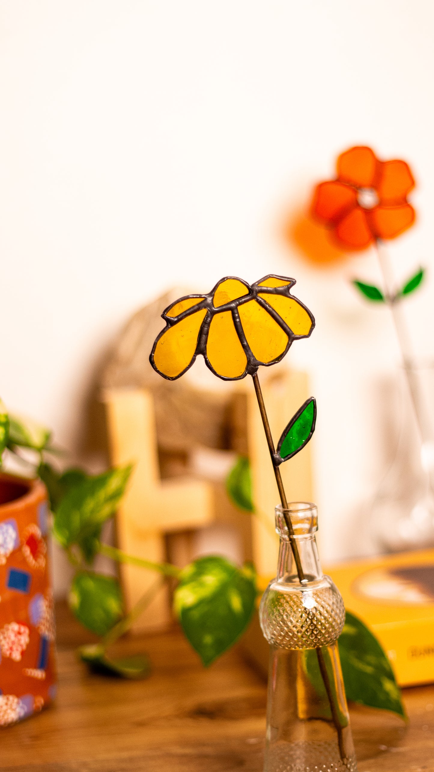 Papatya - Vitray Çiçek