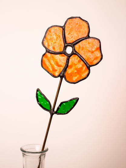 Tangerine - Vitray Çiçek