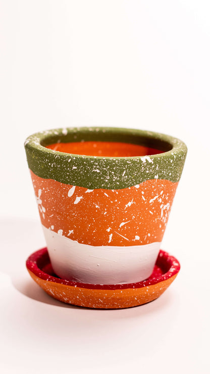 Yeni Yıl Saksı İkilisi – Terracotta Saksı Seti