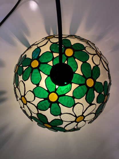Papatya Gibi | El Yapımı Vitray Çiçekli Avize