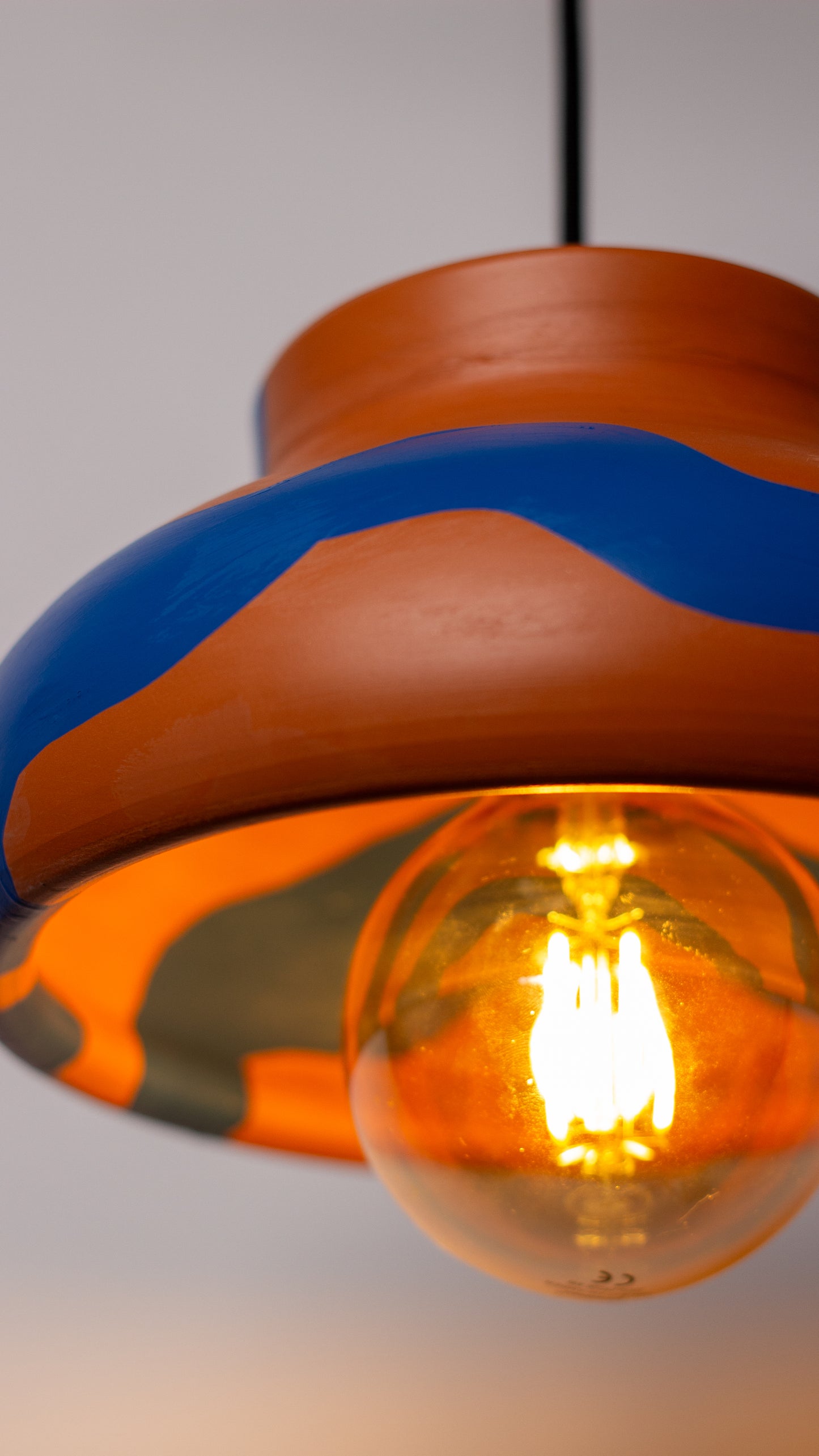 KLAİ - Terracotta Mavi Avize